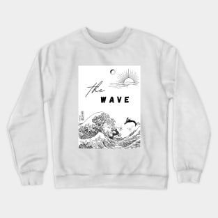 The giant wave Crewneck Sweatshirt